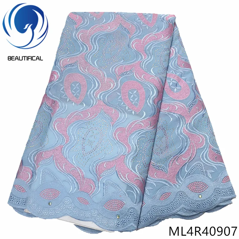 BEAUTIFICAL african lace fabrics Hot sale cotton lace with stones for wedding 5yards/lot nigerian swiss voile lace ML4R409
BEAUTIFICAL african lace fabrics Hot sale cotton lace with stones for wedding 5yards/lot nigerian swiss voile lace ML4R409