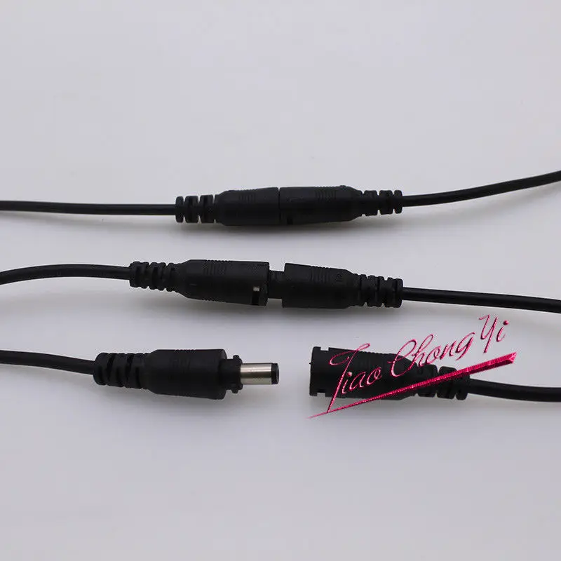 DC 2pin 15cm 5.5x2.1mm connectors with locking buckle Female Male Plug Black Color
DC 2pin 15cm 5.5x2.1mm connectors with locking buckle Female Male Plug Black Color