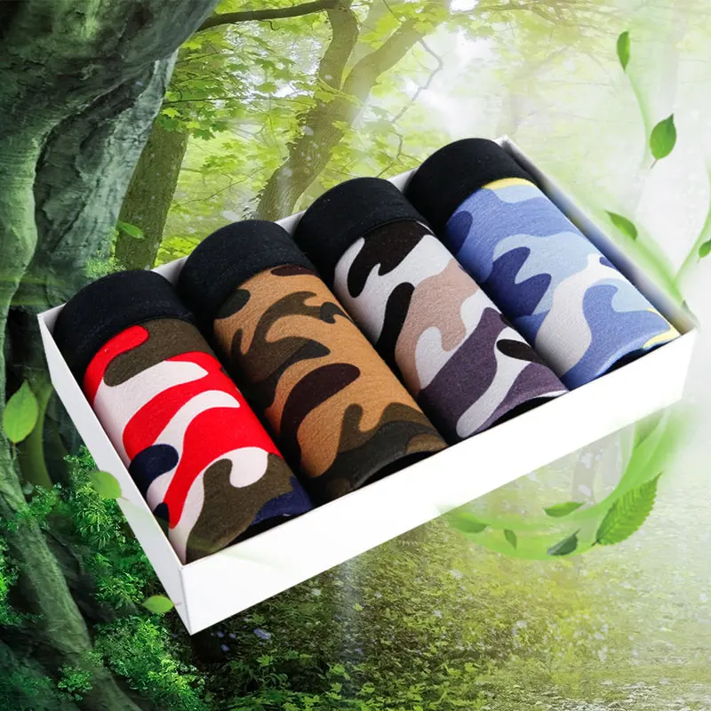 TEXIWAS 4 Pcs/lot NEW Men's Underwear Modal Men Boxer Shorts Plus Size Boxer Tide men camouflage Boxer Homme Cueca Underpants
TEXIWAS 4 Pcs/lot NEW Men's Underwear Modal Men Boxer Shorts Plus Size Boxer Tide men camouflage Boxer Homme Cueca Underpants
