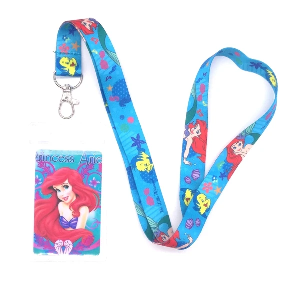 Retail 1 pcs Princess Ariel Neck Strap Lanyards Card Holders Bank Neck Strap Card Bus ID Holders Rope Key Chain L402
Retail 1 pcs Princess Ariel Neck Strap Lanyards Card Holders Bank Neck Strap Card Bus ID Holders Rope Key Chain L402
