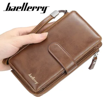 Baellerry Men Wallets Long Casual Male Purse Large Capacity Men Clutch Wallet Hasp Coin Purses carteira masculina MWS280
Baellerry Men Wallets Long Casual Male Purse Large Capacity Men Clutch Wallet Hasp Coin Purses carteira masculina MWS280