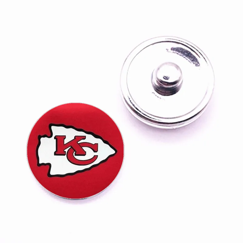 Round 18mm Glass Football Sports Team Kansas City Snap Button Charms Fit DIY Snap Button Bracelet & Necklace & Earrings Jewelry
Round 18mm Glass Football Sports Team Kansas City Snap Button Charms Fit DIY Snap Button Bracelet & Necklace & Earrings Jewelry