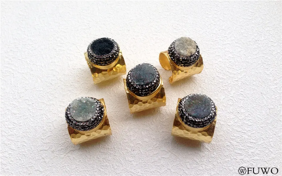 Aura Druzy Ring 12