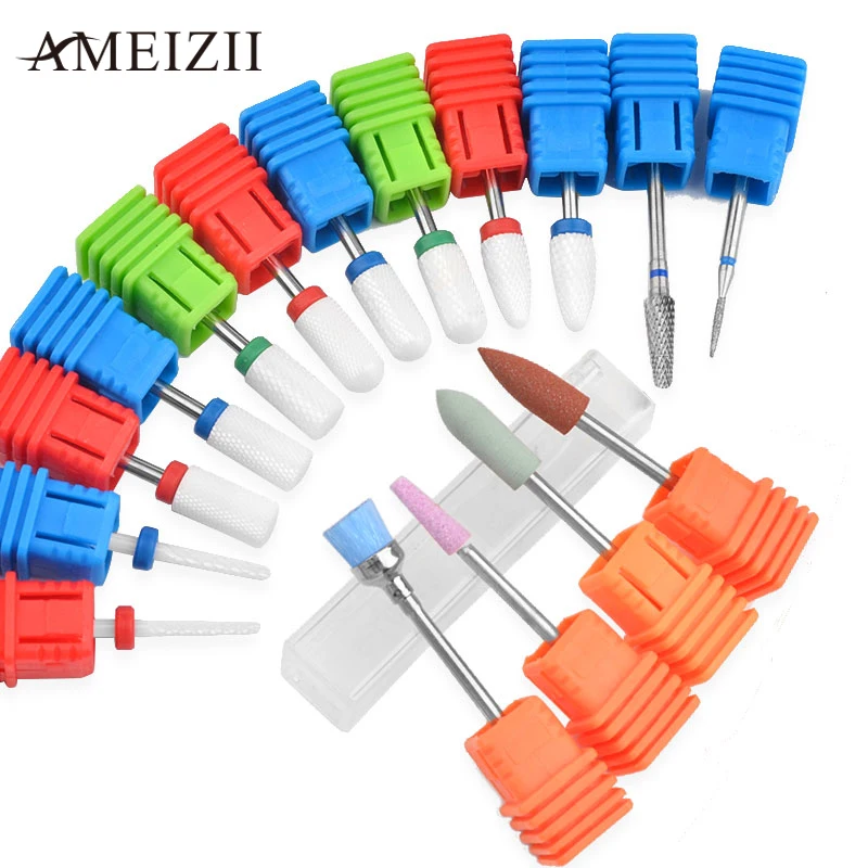 AMEIZII Ceramic Nail Drill Bit Manicure Machine Milling Cutters for Manicure Remover Nail Polish Pedicure Tools Electric Files
AMEIZII Ceramic Nail Drill Bit Manicure Machine Milling Cutters for Manicure Remover Nail Polish Pedicure Tools Electric Files