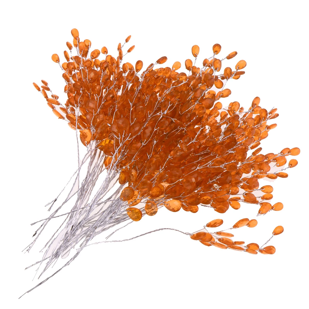 50pcs Water Drop Artificial Acrylic Flower Picks Crystal Diamante Flower Branches Water Drop Bead For Party Wedding Floral Decor 50pcs Water Drop Artificial Acrylic Flower Picks Crystal Diamante Flower Branches Water Drop Bead For Party Wedding Floral Decor