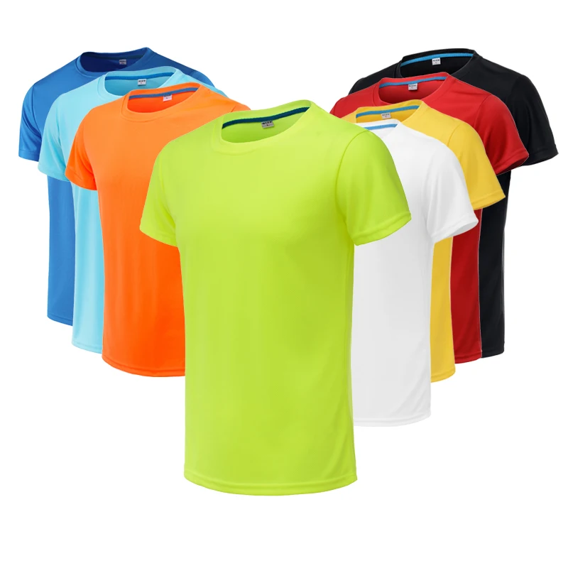 2019 Men Running T Shirt Quick Dry Fitness T Shirt Training Clothes Gym Soccer Jersey Solid Sports Shirts Muscle Tops Tees
2019 Men Running T Shirt Quick Dry Fitness T Shirt Training Clothes Gym Soccer Jersey Solid Sports Shirts Muscle Tops Tees