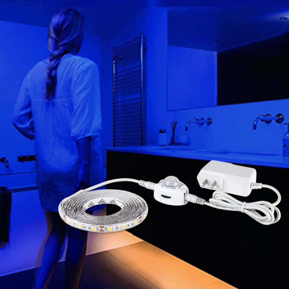 PIR Motion Sensor Night Light Lamp Children Bed Light LED Strip Luminaire with Auto Shut Off Timer Toilet Bedroom Cabinet Light
PIR Motion Sensor Night Light Lamp Children Bed Light LED Strip Luminaire with Auto Shut Off Timer Toilet Bedroom Cabinet Light