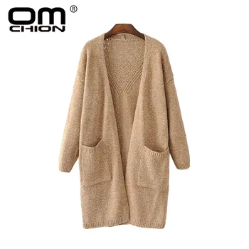 OMCHION Sueter Mujer Invierno 2018 Autumn Hollow Out Long Cardigan Women With Pockets Loose Sweater Coat Korean Streetwear LS84
OMCHION Sueter Mujer Invierno 2018 Autumn Hollow Out Long Cardigan Women With Pockets Loose Sweater Coat Korean Streetwear LS84