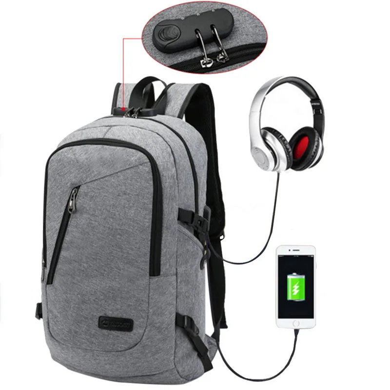 Adisputent Men Laptop USB Backpack School Bag Anti Theft Business Unisex Travel Backbags Mochila Smart Backbag mochila masculina
Adisputent Men Laptop USB Backpack School Bag Anti Theft Business Unisex Travel Backbags Mochila Smart Backbag mochila masculina