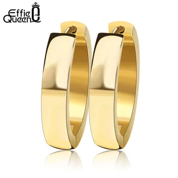 Effie Queen Stainless Steel Women Earrings 4mm Width Round Circle Brincos High Polished Stud Earrings Fashion Jewelry IE16
Effie Queen Stainless Steel Women Earrings 4mm Width Round Circle Brincos High Polished Stud Earrings Fashion Jewelry IE16