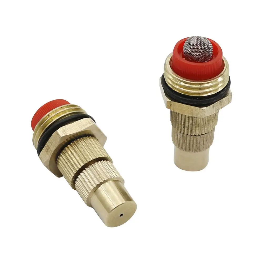 2Pcs Adjustable Brass Atomization Sprayer With Filter 1/2" Male Thread Mist Fog Sprinklers Gardening Irrigation Watering Nozzles
2Pcs Adjustable Brass Atomization Sprayer With Filter 1/2" Male Thread Mist Fog Sprinklers Gardening Irrigation Watering Nozzles
