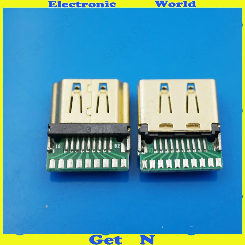 HDMI A Master PCB Board HD HDMI Socket Connector Female Seat Test Female Gold-plated USB
HDMI A Master PCB Board HD HDMI Socket Connector Female Seat Test Female Gold-plated USB
