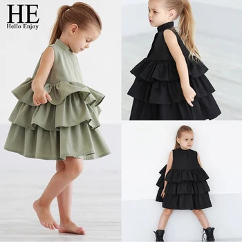 HE Hello Enjoy Newborn Kids Clothes Baby Girls Party Dresses Sleeveless Cake Ruffled Tutu Bubble Dresses Summer Children Girl
HE Hello Enjoy Newborn Kids Clothes Baby Girls Party Dresses Sleeveless Cake Ruffled Tutu Bubble Dresses Summer Children Girl
