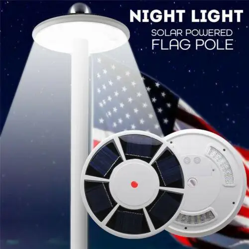 TPFOCUS 42 LED Solar Flag 15ft-25ft Pole Lights IP65 Waterproof Flagpole Downlight Tent Light Emergency Lamp
TPFOCUS 42 LED Solar Flag 15ft-25ft Pole Lights IP65 Waterproof Flagpole Downlight Tent Light Emergency Lamp