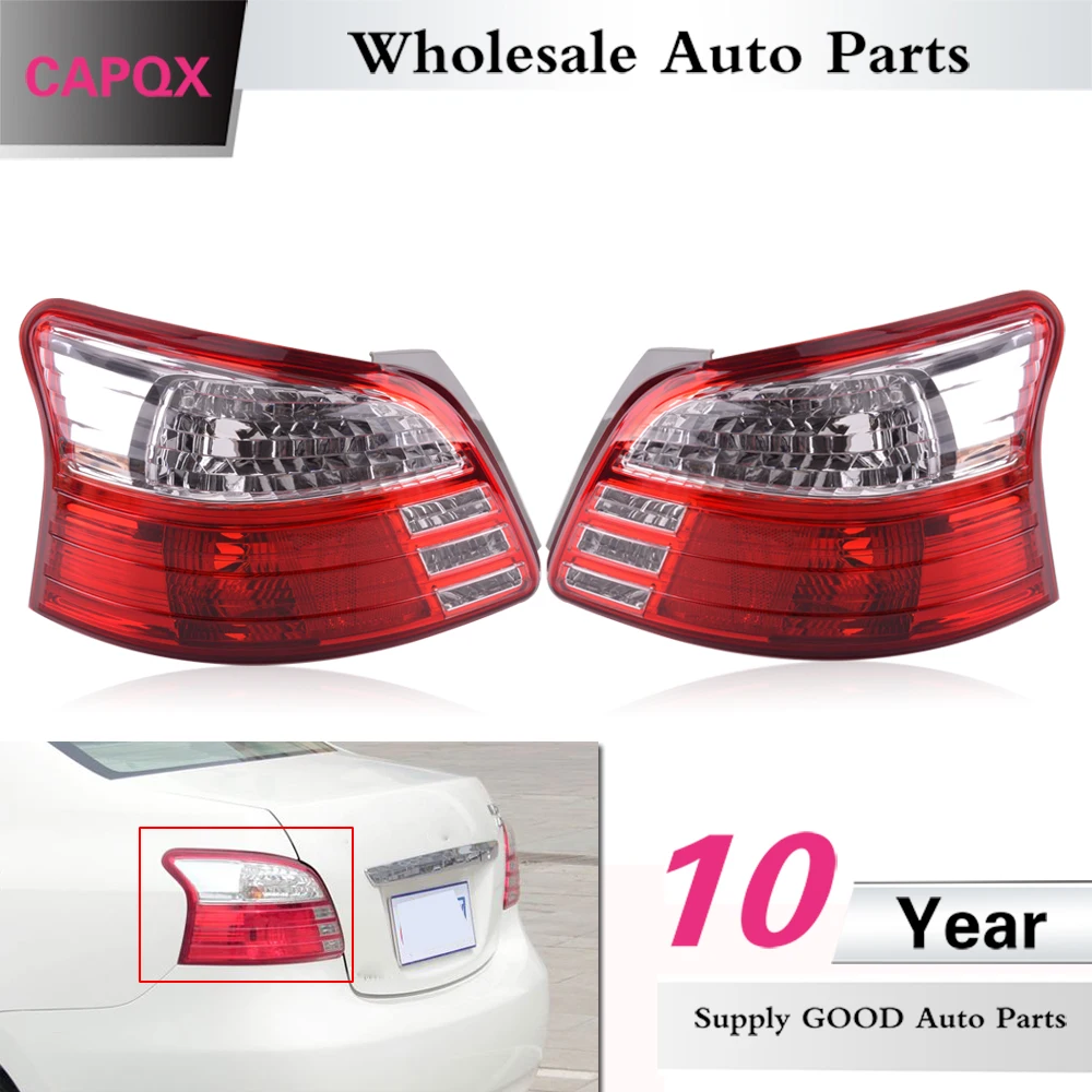CAPQX 1Pair High Quality Tailight For VIOS 2010 2011 2012 2013 Rear Tail Light Taillamp Rear Brake Lamp stop light 81560-0D360
CAPQX 1Pair High Quality Tailight For VIOS 2010 2011 2012 2013 Rear Tail Light Taillamp Rear Brake Lamp stop light 81560-0D360