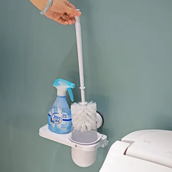Suction cup type Creative Toilet Scrub Cleaning Brush Holder Set with bracket Storage
Suction cup type Creative Toilet Scrub Cleaning Brush Holder Set with bracket Storage