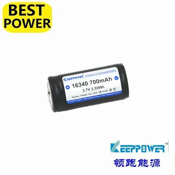 1 pcs Keeppower 16340 700mah 3.7V 3.59Wh protected Li-ion rechargeable battery Original P1634C
1 pcs Keeppower 16340 700mah 3.7V 3.59Wh protected Li-ion rechargeable battery Original P1634C