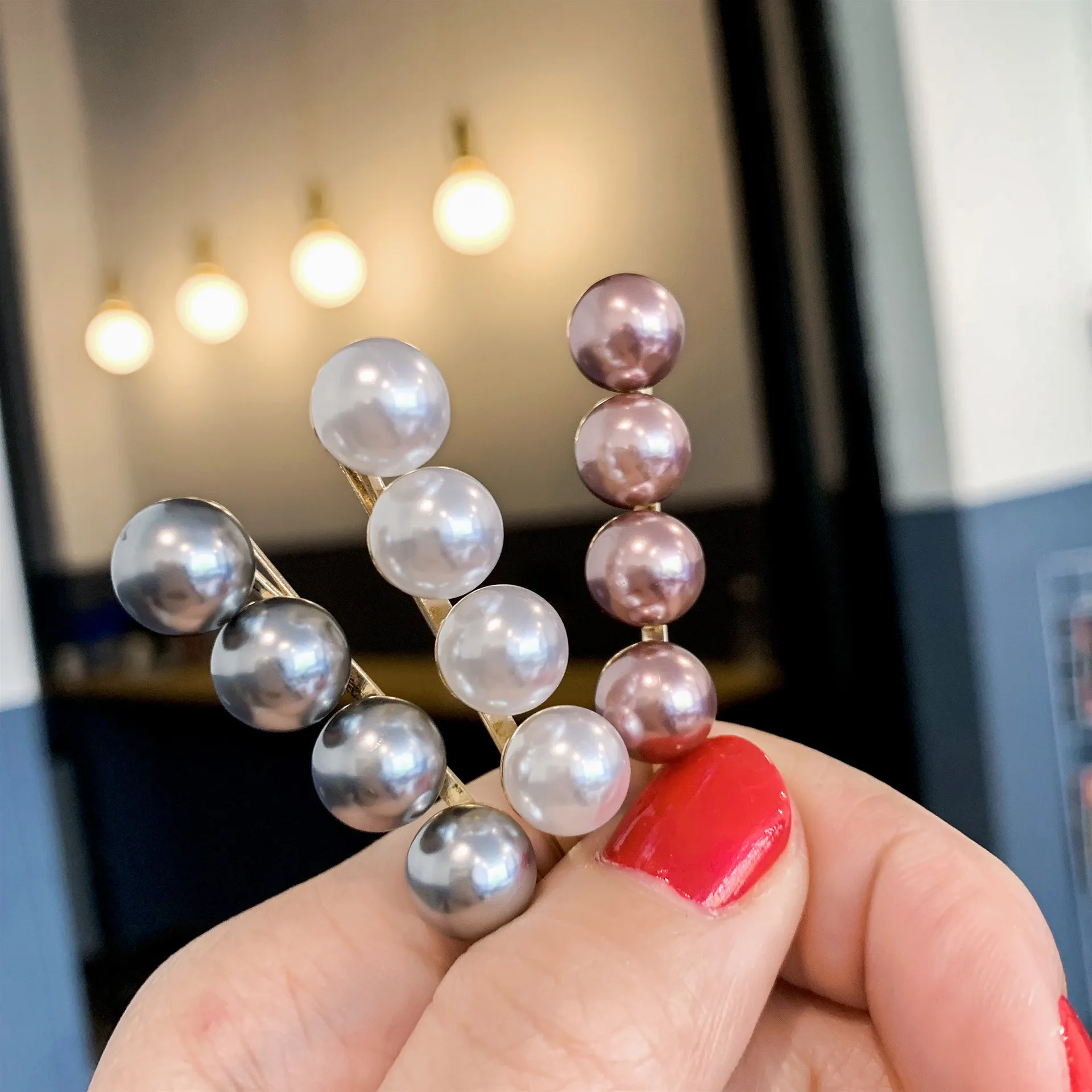 Hair Clips For Girls Metal Hairpins With Pearls Hair Pins Jewelry Accessories CS610
Hair Clips For Girls Metal Hairpins With Pearls Hair Pins Jewelry Accessories CS610