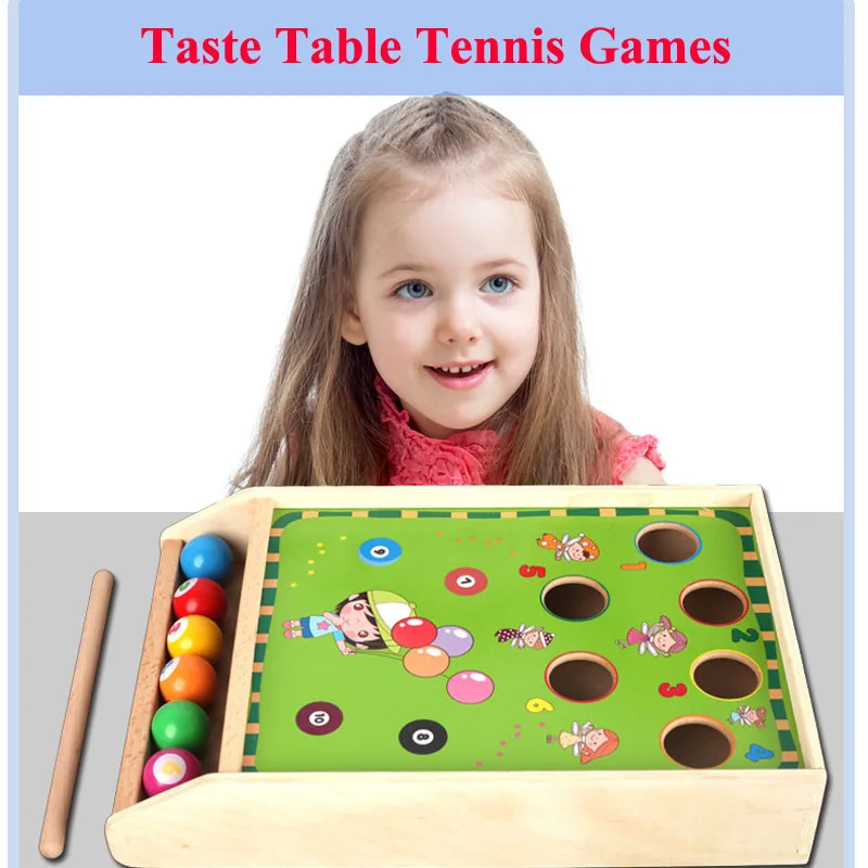 Wooden Billiard Ball Parent-child Interactive Decompression Table Tennis Games Set Children's Educational Toy For Fun Learning
Wooden Billiard Ball Parent-child Interactive Decompression Table Tennis Games Set Children's Educational Toy For Fun Learning