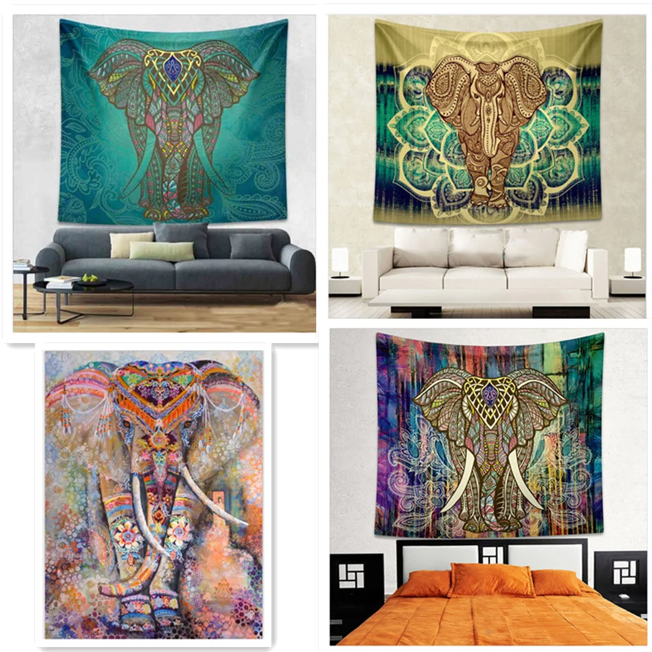 CUSCOV 2018 New Elephant Tapestry Colored Printed Decorative Mandala Tapestry Indian 130cmx150cm 153cmx203cm Boho Wall Carpet
CUSCOV 2018 New Elephant Tapestry Colored Printed Decorative Mandala Tapestry Indian 130cmx150cm 153cmx203cm Boho Wall Carpet