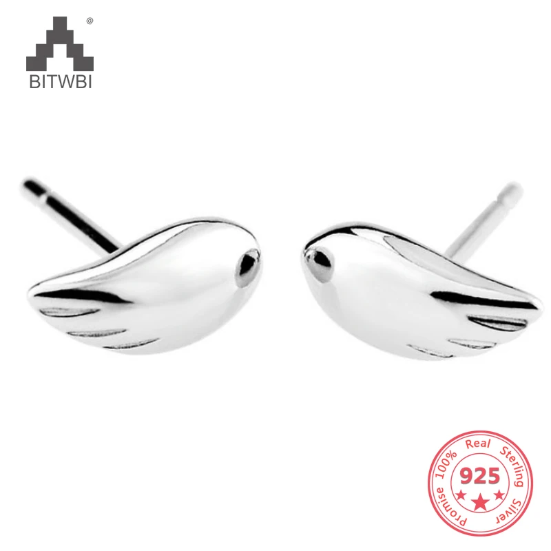 Hot Sale Genuine 925 Sterling Silver Statement Angel Wings Feather Fairy Wings Stud Earrings for Women Fashion Silver Jewelry
Hot Sale Genuine 925 Sterling Silver Statement Angel Wings Feather Fairy Wings Stud Earrings for Women Fashion Silver Jewelry