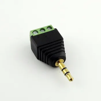 3pcs 3.5mm 1/8" Stereo Male Plug To AV Screw Video AV Balun Terminal Plug Adapter
3pcs 3.5mm 1/8" Stereo Male Plug To AV Screw Video AV Balun Terminal Plug Adapter