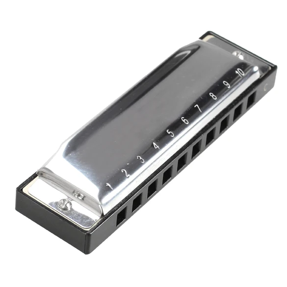 New 1pc Silver Harmonica Metal 10 Holes Harmonica C Key Mouth Organ Children Gift Toys for Blues Rock Jazz Folk Harmonicas
New 1pc Silver Harmonica Metal 10 Holes Harmonica C Key Mouth Organ Children Gift Toys for Blues Rock Jazz Folk Harmonicas