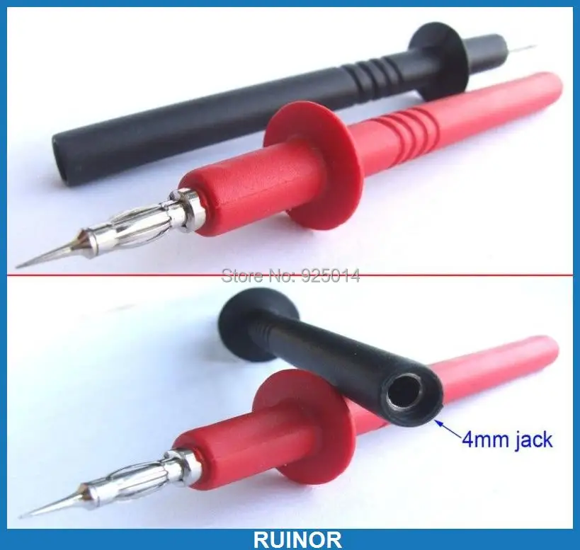 8PC Copper Silicone SMT SMD Multimeter pen Cable Test Probes for 4mm banana plug
8PC Copper Silicone SMT SMD Multimeter pen Cable Test Probes for 4mm banana plug