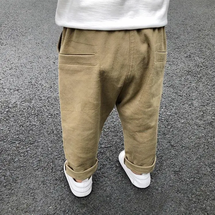 Boys Pants Children Clothing 2018 Autumn New Baby Boy Casual Khaki Trousers for Kids Clothes Tracksuits 3 Years | Детская одежда и