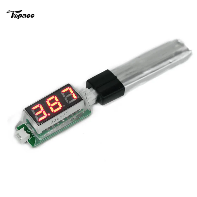 PH2.0 PH1.25 1S напряжение батареи Vlotmeter тестер Индикатор для Blade Mini QX CPX Tiny V911 RC вертолет