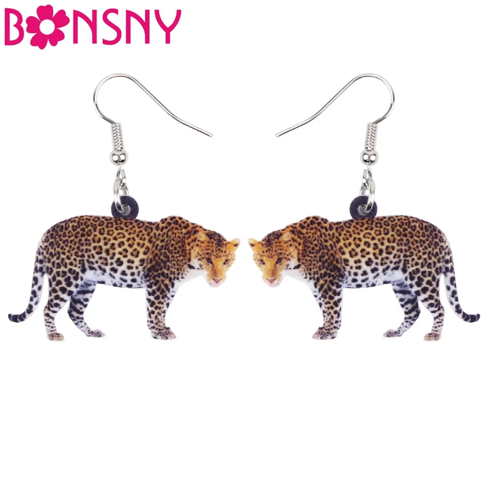Bonsny Acrylic Elegant Leopard Panther Earrings Big Long Dangle Drop Fashion Animal Jewelry For Women Girl Ladies Teen Wholesale
Bonsny Acrylic Elegant Leopard Panther Earrings Big Long Dangle Drop Fashion Animal Jewelry For Women Girl Ladies Teen Wholesale