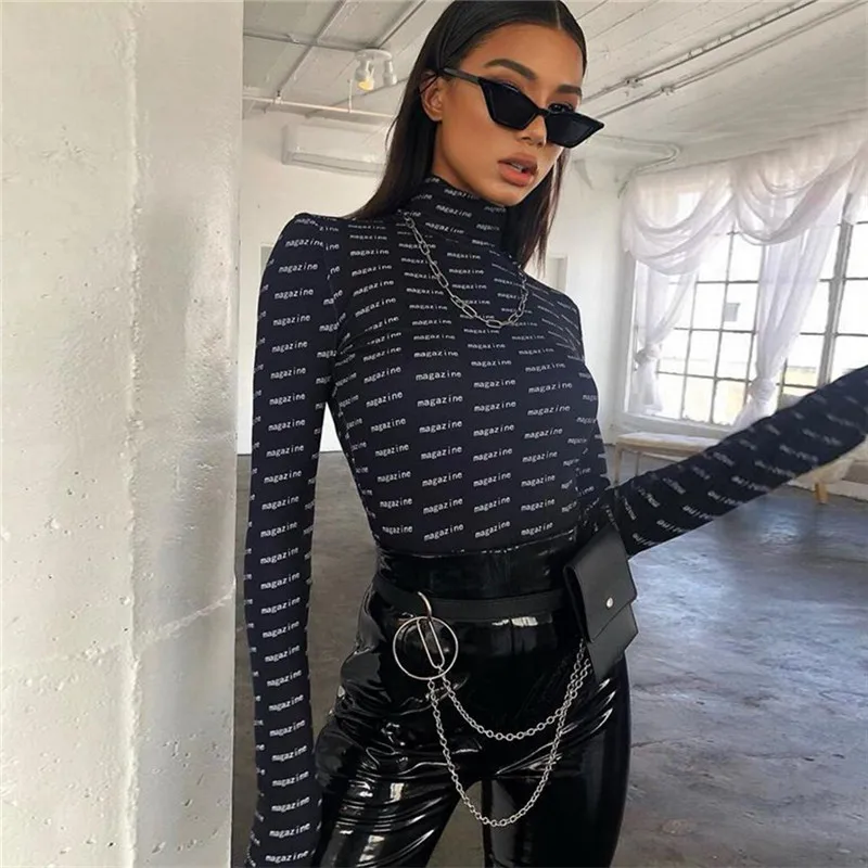 7Mang 2018 Winter England Street Letter Print Sexy Bodysuits Skinny Long Sleeve Overalls for Women Black Bodycon Jumpsuit 1223
7Mang 2018 Winter England Street Letter Print Sexy Bodysuits Skinny Long Sleeve Overalls for Women Black Bodycon Jumpsuit 1223
