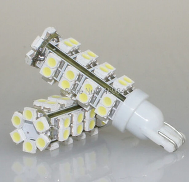 

2pcs x White W5W T10 38 SMD LED Light Lamp 168 194 Turn Tail Stop Signal Bulb