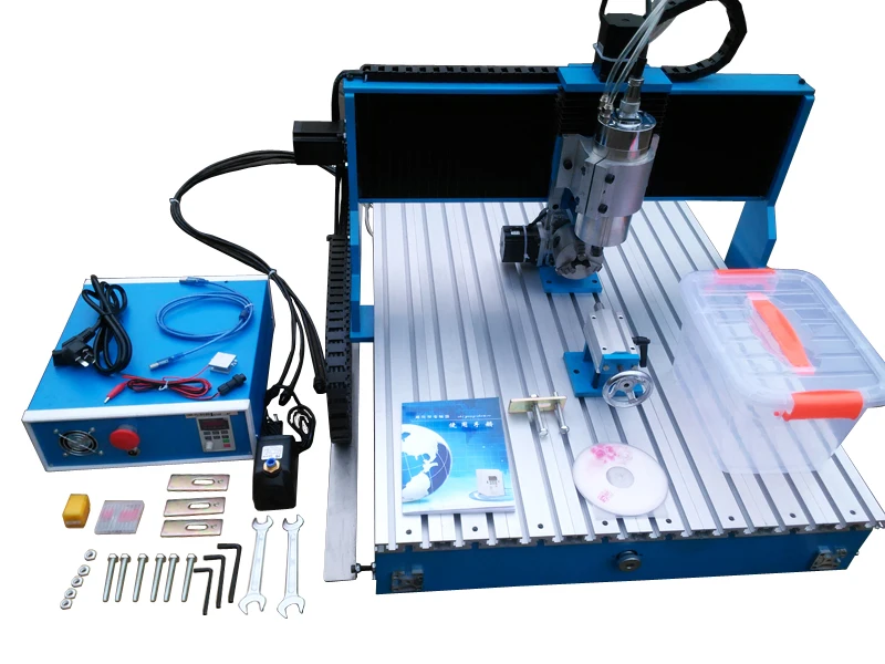 LY ЧПУ 6090L-2.2KW 4 оси линейной направляющей Оффлайн DSP система управления CNC router