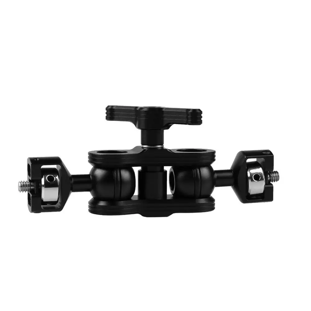 Aluminum Alloy Mount Adapter Dual 360degree Ball Head Hot Shoe Magic Arm with 1/4'' Screw for Canon/Sony/Nikon DSLR Camera
Aluminum Alloy Mount Adapter Dual 360degree Ball Head Hot Shoe Magic Arm with 1/4'' Screw for Canon/Sony/Nikon DSLR Camera