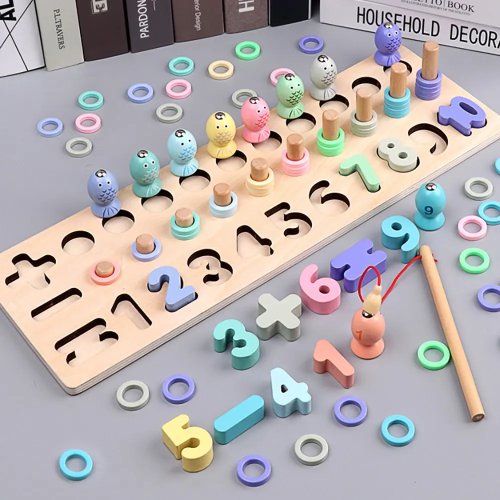 Preschool Wooden Montessori Toys Count Arithmetic Magnetic Fishing Game Baby Early Learning Education Aids Math Toy For Children
Preschool Wooden Montessori Toys Count Arithmetic Magnetic Fishing Game Baby Early Learning Education Aids Math Toy For Children