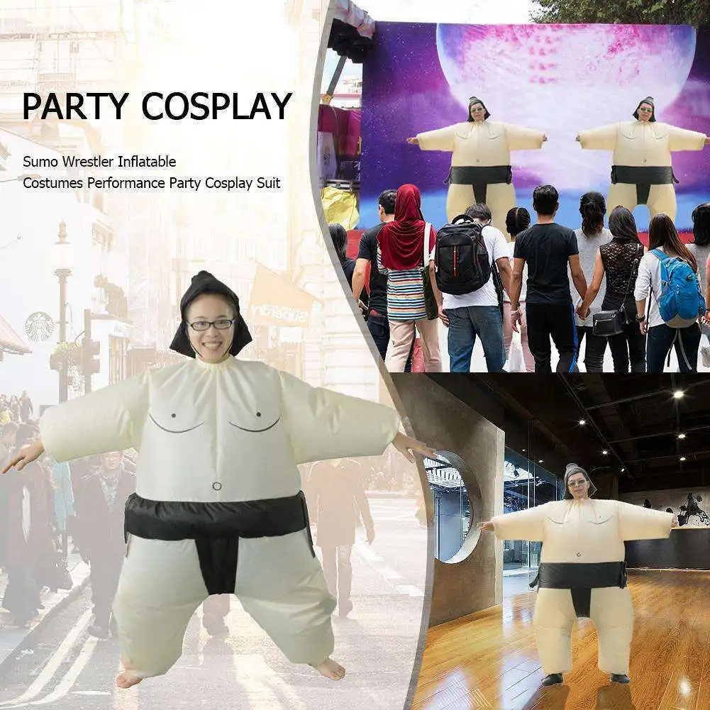2019 Newest Hot Funny Party Sumo Wrestler Inflatable Costumes Party Cosplay Suit Stage Performance Props
2019 Newest Hot Funny Party Sumo Wrestler Inflatable Costumes Party Cosplay Suit Stage Performance Props