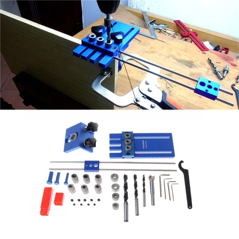 DIY Woodworking Joinery High Precision Dowel Jigs Kit Drilling Guide 3 In 1 Kit Dls HOmeful free ship
DIY Woodworking Joinery High Precision Dowel Jigs Kit Drilling Guide 3 In 1 Kit Dls HOmeful free ship
