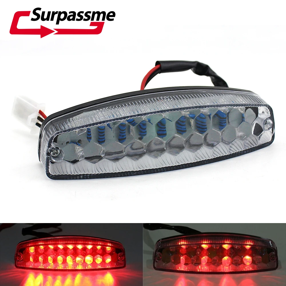 Motorcycle Tail Light Brake Street Bike Rear Indicator Red Universal fit for HONDA KAWASAKI YAMAHA KTM DUCATI APRILLA BMW
Motorcycle Tail Light Brake Street Bike Rear Indicator Red Universal fit for HONDA KAWASAKI YAMAHA KTM DUCATI APRILLA BMW