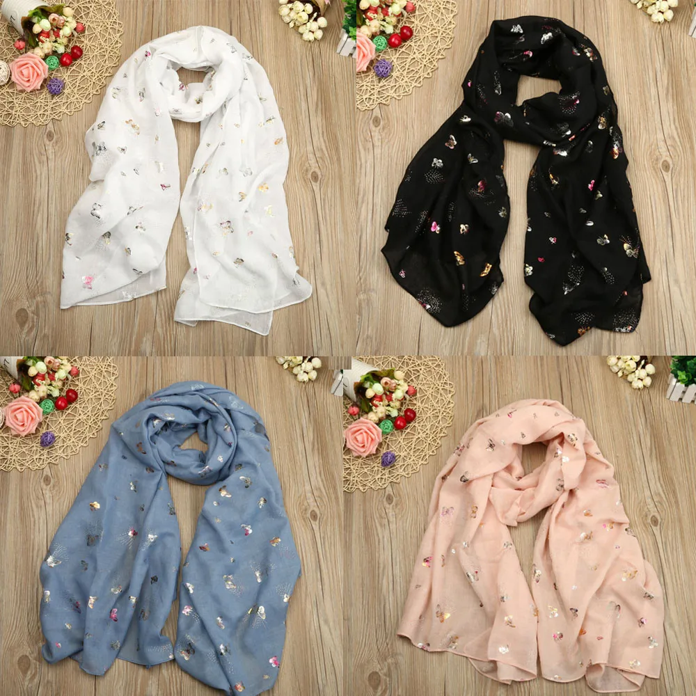 FASHION Lady Butterfly Print Long Wrap Women's Shawl Pashmina Stole Scarf Scarves
FASHION Lady Butterfly Print Long Wrap Women's Shawl Pashmina Stole Scarf Scarves