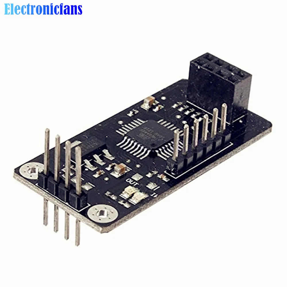 NRF24L01 ATMEGA48 Wireless MCU Development Board Module With SPI To IIC I2C TWI Interface 5V Max Transmission 70M 44x23x12mm
NRF24L01 ATMEGA48 Wireless MCU Development Board Module With SPI To IIC I2C TWI Interface 5V Max Transmission 70M 44x23x12mm