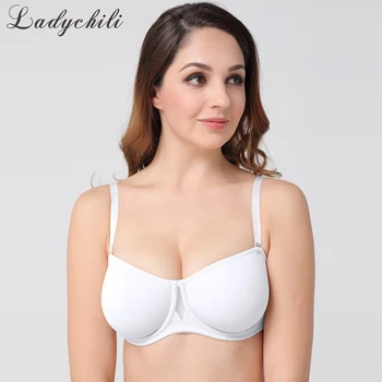 Ladychili Women Intimates Big Breast Half Cup Black White Thin Bra Strapless Bra For Wedding Dress Underwire Wide Bra WD35
Ladychili Women Intimates Big Breast Half Cup Black White Thin Bra Strapless Bra For Wedding Dress Underwire Wide Bra WD35