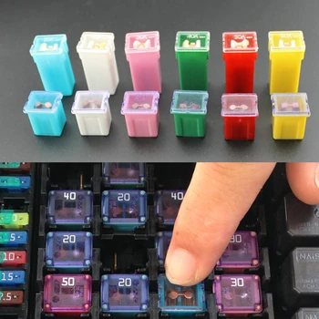Car square fuse short foot Truck insurance sheet 20A/25A/30A/40A/50A/60A Fuse box dedicated multiple Colour
Car square fuse short foot Truck insurance sheet 20A/25A/30A/40A/50A/60A Fuse box dedicated multiple Colour