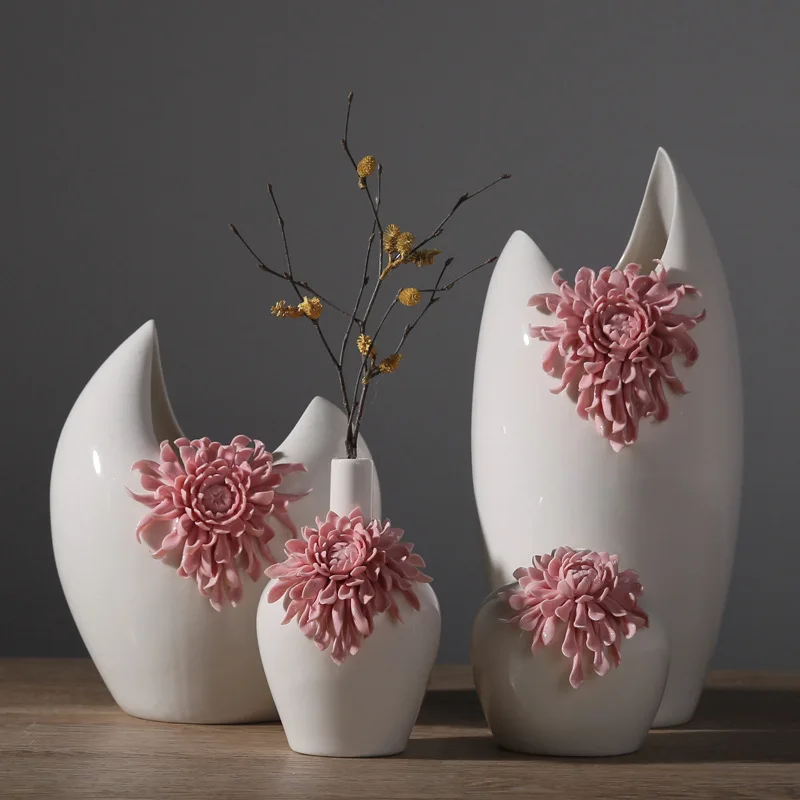 2019 Ceramic Vase Modern Stylish Chrysanthemum Ornament Pottery Floral Decoration Gift New
2019 Ceramic Vase Modern Stylish Chrysanthemum Ornament Pottery Floral Decoration Gift New