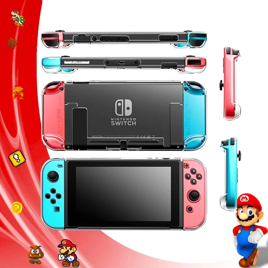 Nintend Switch Case Accessories Slim Transparent Crystal Shell Protective Cover Nintendoswitch Skin for Nintendo Switch Console
Nintend Switch Case Accessories Slim Transparent Crystal Shell Protective Cover Nintendoswitch Skin for Nintendo Switch Console