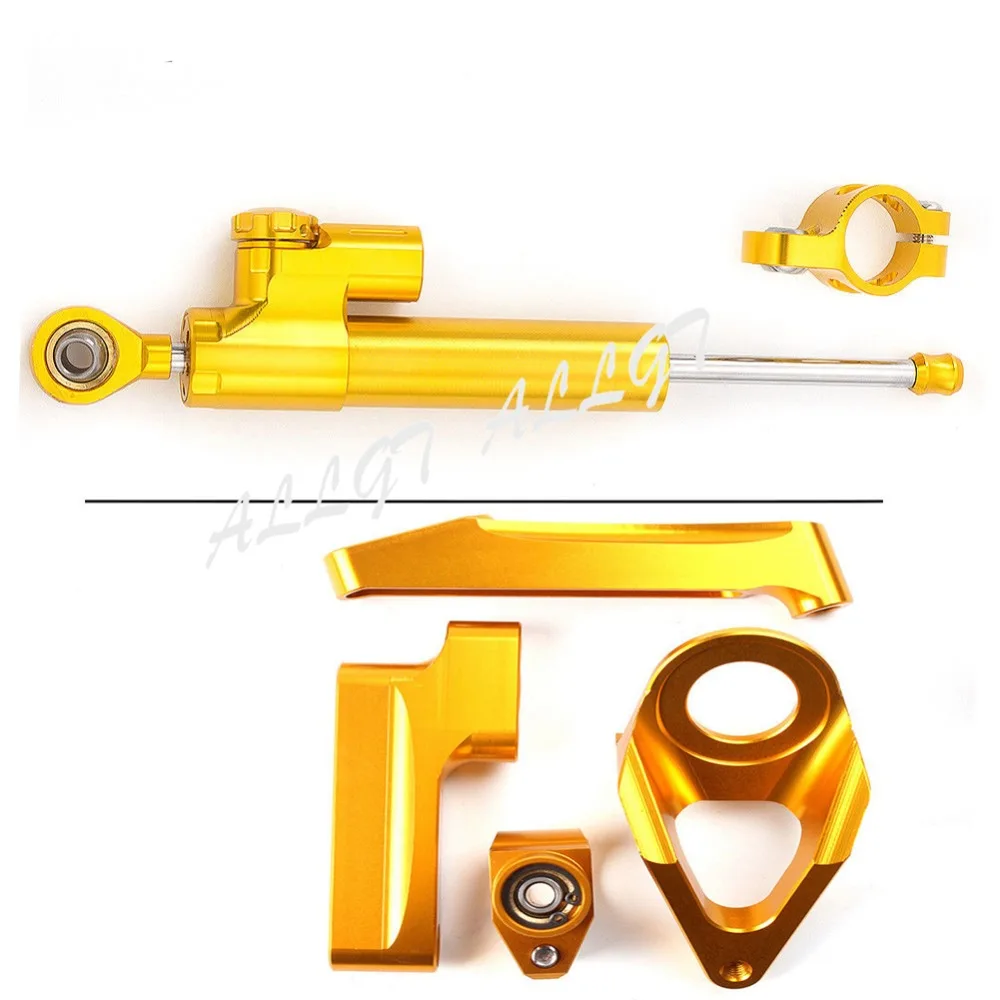 ALLGT CNC Steering Damper Stabilizer Bracket Kit Mounting Fit Suzuki GSXR1300 1998-2003 2004 2005 2006 2007-2015
ALLGT CNC Steering Damper Stabilizer Bracket Kit Mounting Fit Suzuki GSXR1300 1998-2003 2004 2005 2006 2007-2015