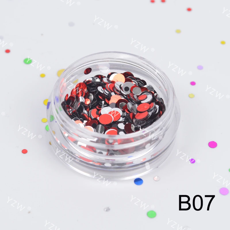 YWK 1 Box Shining Colorful Nail Sequins Tips Round Shape Nail Glitter Tips Manicure Nail Art Decorations #B7
YWK 1 Box Shining Colorful Nail Sequins Tips Round Shape Nail Glitter Tips Manicure Nail Art Decorations #B7