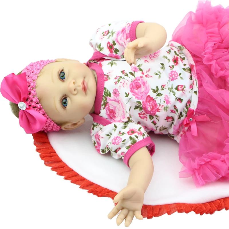 Soft Silicone Handmade Reborn Baby Dolls 22 Inch Newborn Babies Girl Lifelike Newborn Baby Doll DIY Birthday Present
Soft Silicone Handmade Reborn Baby Dolls 22 Inch Newborn Babies Girl Lifelike Newborn Baby Doll DIY Birthday Present