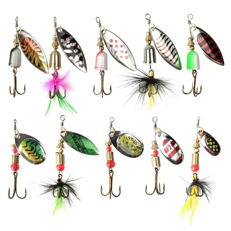 Fishing Lures Wobbers Hand Spinner Shone Sequin Spoon Baits CrankBait For Fly Fishing Tackle With Feather Hooks Pesca
Fishing Lures Wobbers Hand Spinner Shone Sequin Spoon Baits CrankBait For Fly Fishing Tackle With Feather Hooks Pesca