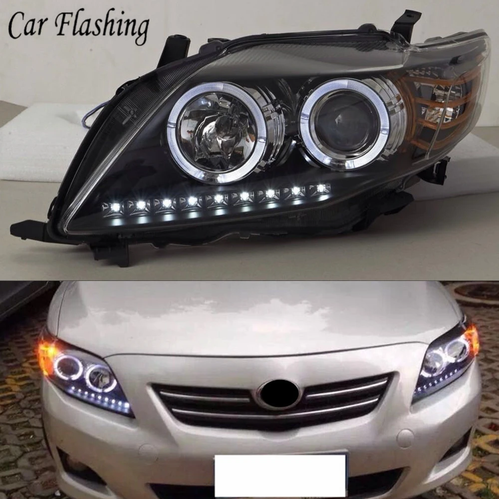 Car Styling Head Lamp case For Toyota Corolla Altis Headlights 2008 2009 2010 LED Headlight DRL Bi-Xenon Lens Xenon Low Beam
Car Styling Head Lamp case For Toyota Corolla Altis Headlights 2008 2009 2010 LED Headlight DRL Bi-Xenon Lens Xenon Low Beam